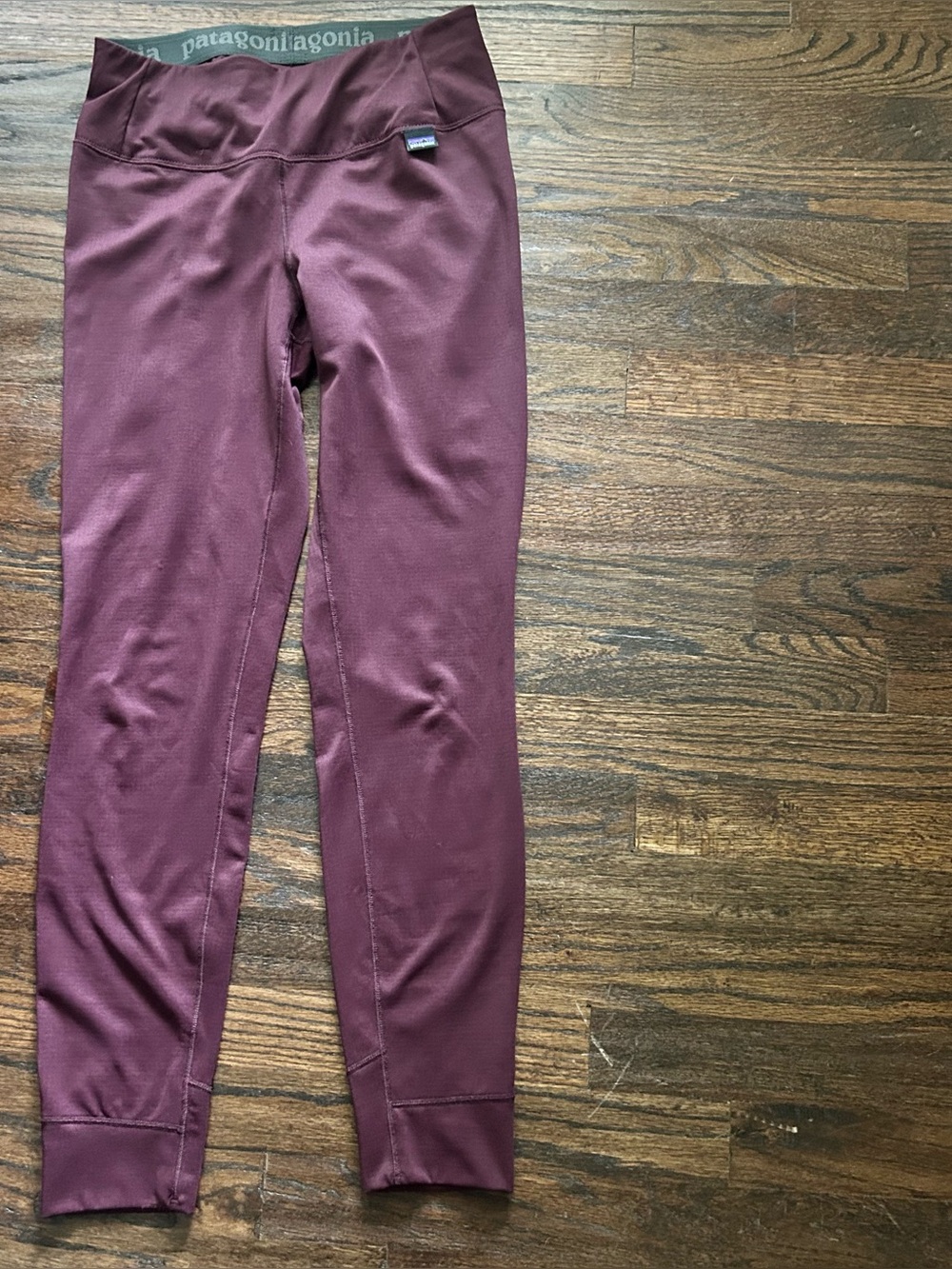 Patagonia‎ Midweight Capilene Baselayer Pants Small Plum Color